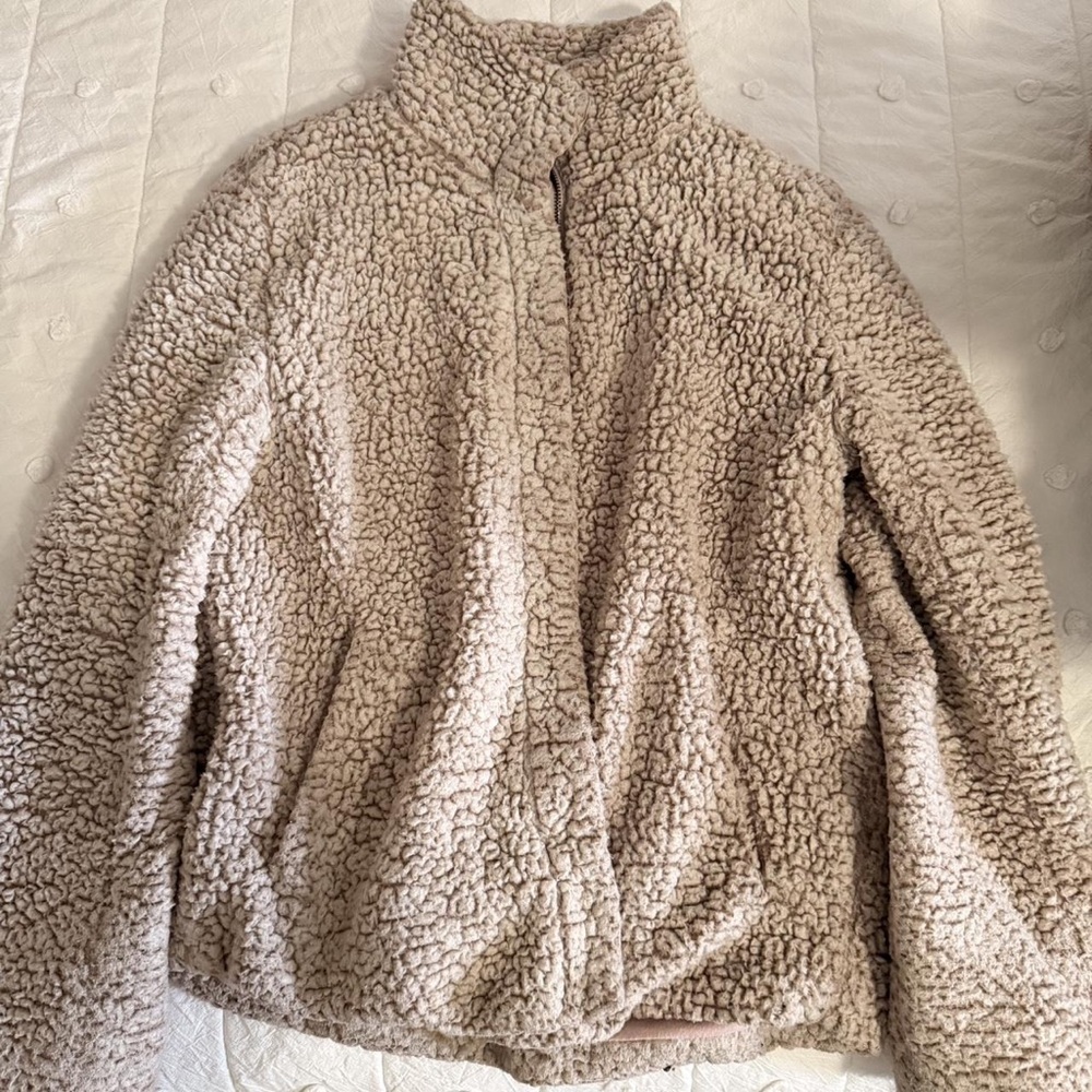 Altar'd State Cream Sherpa Jacket